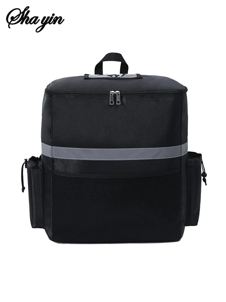 Insulated Delivery Backpack – 30L Thermal Food Bag for Riders, Large Capacity Takeout and Grocery Backpack