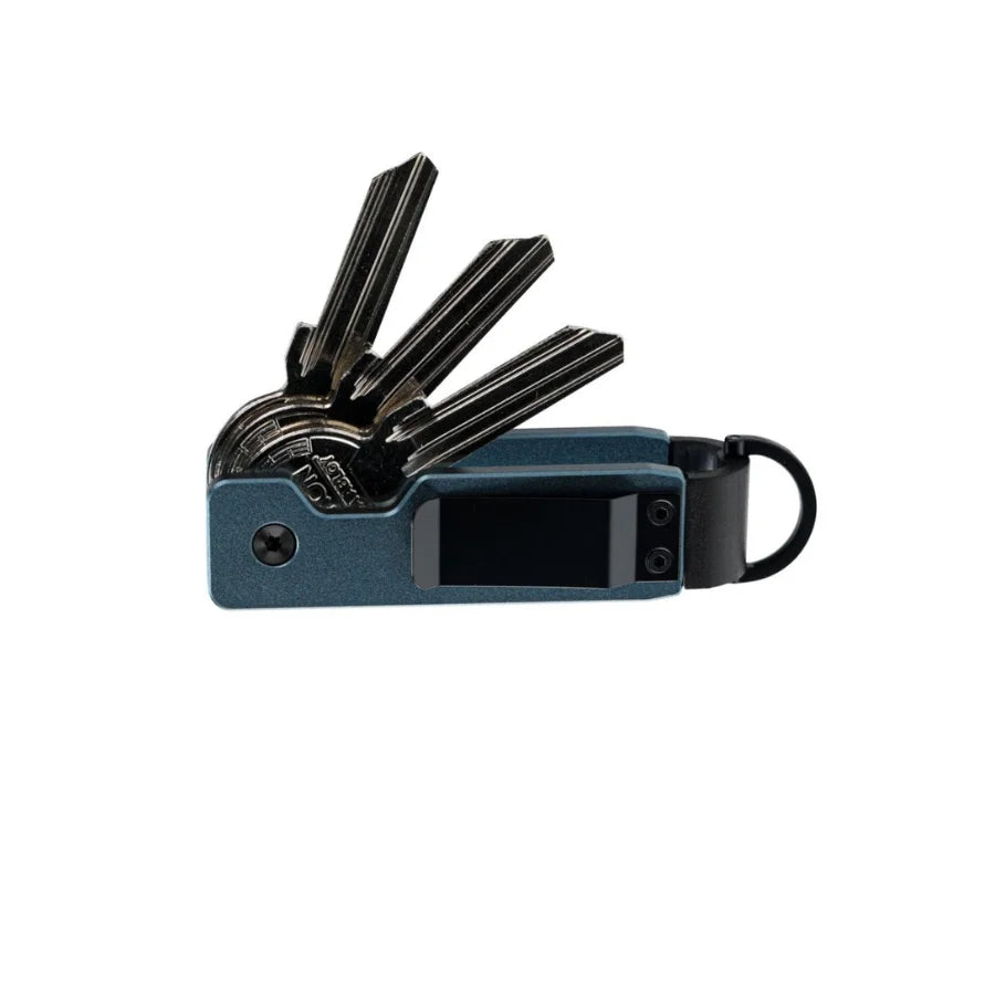 Minimalist Aluminum Key Organizer for Men & Women – Compact Alloy Key Holder & Keychain Gift