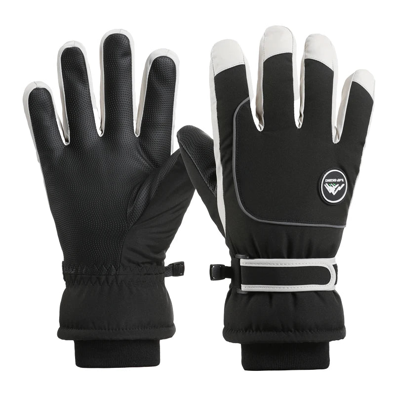 Men’s Waterproof Winter Ski Gloves – Thermal Touchscreen Cold Weather Gloves for Skiing, Cycling & Outdoor Sports