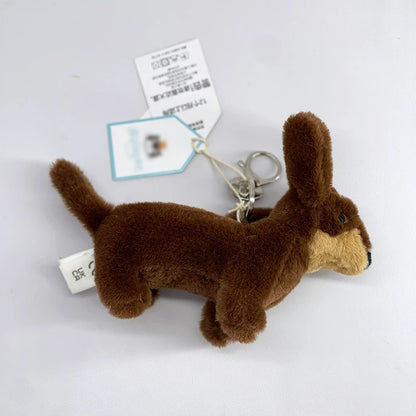 Cute Golf Ball Plush Keychain - Grape Jellyfish Hippo Elephant Bag Charm Mini Plush Toy Collection