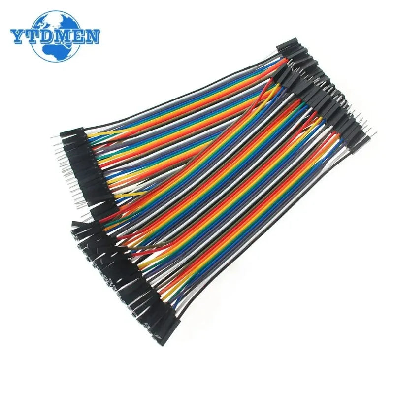 20Pin Jumper Wire Dupont Cable - 20cm Male to Male, Female to Male & Female to Female for Arduino DIY Electronics