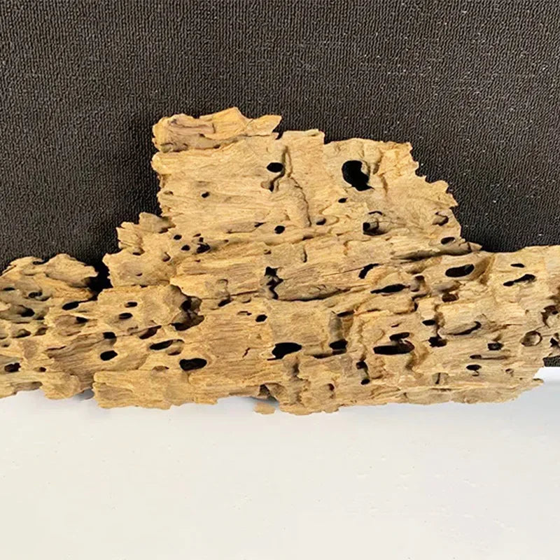 Natural Wooden Driftwood Aquarium Decor – Porous Fish Tank Decoration for Crabs, Shrimp & Fish