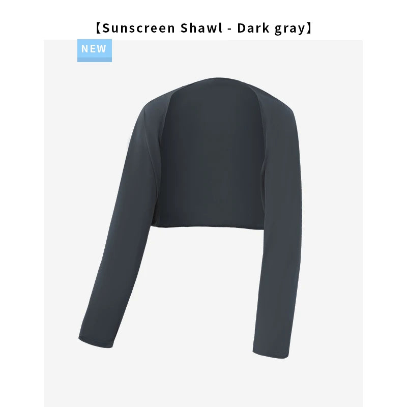 Women’s UPF Sun Protection Shawl – Breathable Cooling Shrug with Thumb Holes Loose Dolman Sleeve Cover for Travel & Outdoor Use