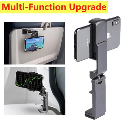 Airplane Phone Holder Stand – Portable, Foldable, Rotatable Mobile Mount for Travel, Desk, and Flight Seat Support
