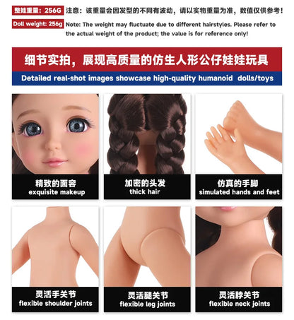 12-Inch Girl Doll – 30cm Dress-Up Toy, Perfect Gift for Children