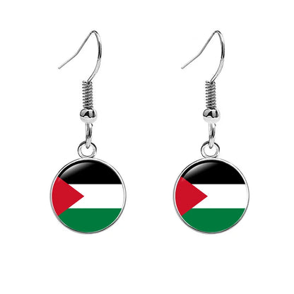 France National Flag Earrings - Multicolor Country Flag Jewelry for Women, Travel Pride & Celebration Gifts