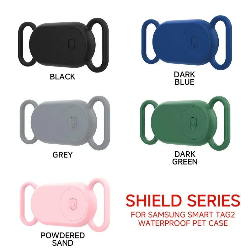 Samsung Galaxy SmartTag2 Waterproof Silicone Case – Protective Dog & Cat Collar Holder Cover