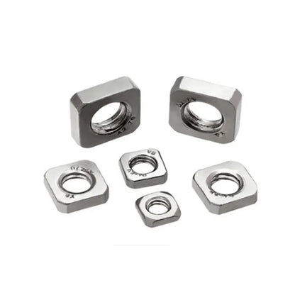 20-100pcs DIN562 Metric Thin Square Nuts — M3, M4, M5, M6, M8, M10 Stainless Steel Hardware