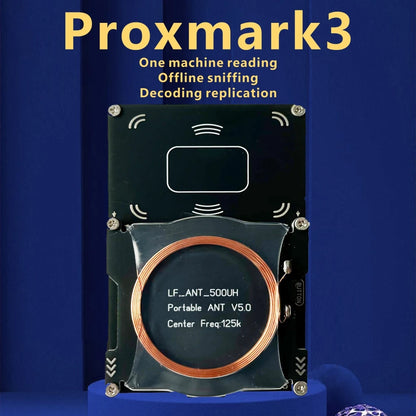 Proxmark3 512M RFID Card Reader & Copier Kit – IC/ID Key Programmer, UID S50 Decoding & Duplicator with SPI Flash Chip
