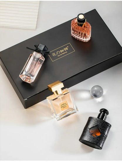 Original Women's Perfume Gift Set - 105ml Eau De Parfum, Four-Piece Set with Fresh, Lasting Plant Floral Scent