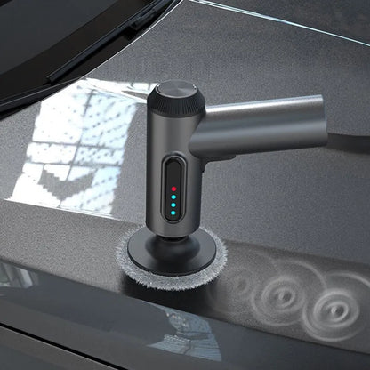 Handheld Wireless Car Polisher - Power Tool for Car Body Cleaning, Waxing, and Repair