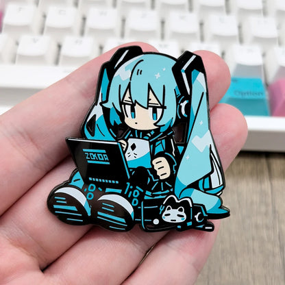 Japanese Anime Pin Badge — Cartoon Brooch for Backpacks, Clothes & Schoolbags