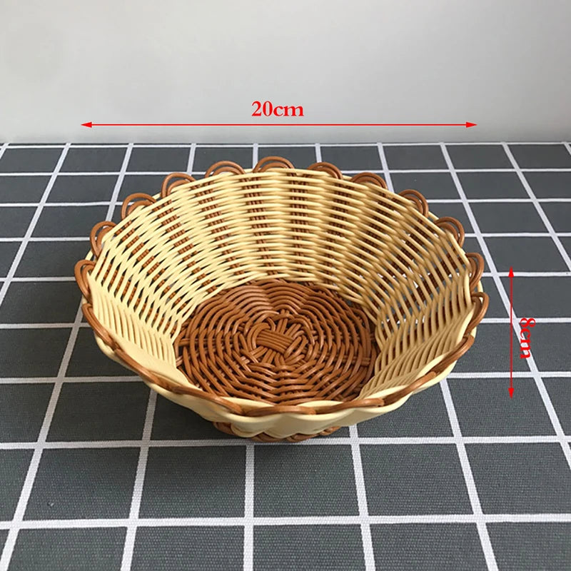 Solid Wood Round Dessert Plate – Japanese-Style Wooden Tray for Snacks, Dried Fruit & Tableware