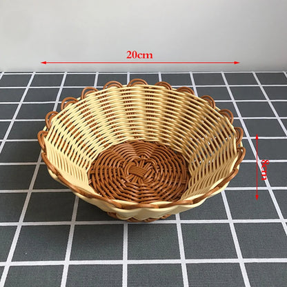 Solid Wood Round Dessert Plate – Japanese-Style Wooden Tray for Snacks, Dried Fruit & Tableware