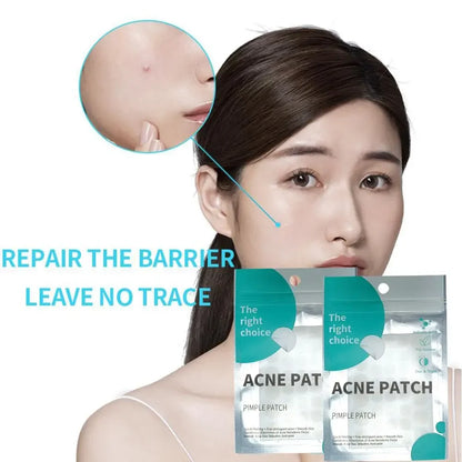 Star Hydrocolloid Acne Patches - Invisible Pimple Spot Stickers for Blemish Coverage and Daily Skincare