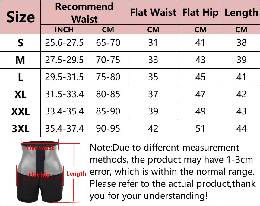 Women Sauna Sweat Pants Body Shaper Shorts – Slimming Waist Trainer Tummy Control Leggings for Weight Loss & Gym