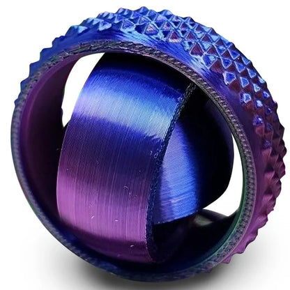3D Printed O-Shaped Rotating Fingertip Gyroscope Toy – Anxiety Relief & Stress Decompression
