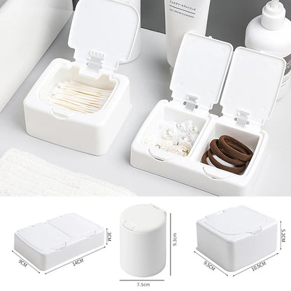 Pop-Up Small Card Storage Box | Desktop Organizer with Classification Drawer | Dustproof Photocard Holder and Jewelry Container