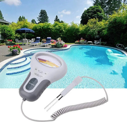 2 in 1 PH & Chlorine Meter - Water Quality Tester for Pool and Aquarium, CL2 Measuring Device