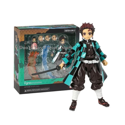 Figma Demon Slayer Action Figures – Rengoku, Tanjirou, Nezuko & Zenitsu Kimetsu no Yaiba Toys
