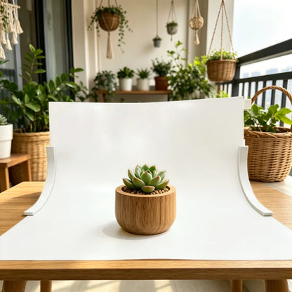2-Piece Mini Desktop Background Stand - Photo Backdrop Paper Holder for Product Photography and DIY Crafts