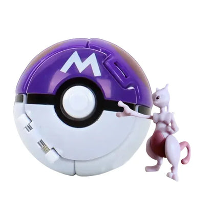 Pokemon Pokeball Figurine — Anime Action Figures including Pikachu & Charizard, Kids Collectible Toy Gift