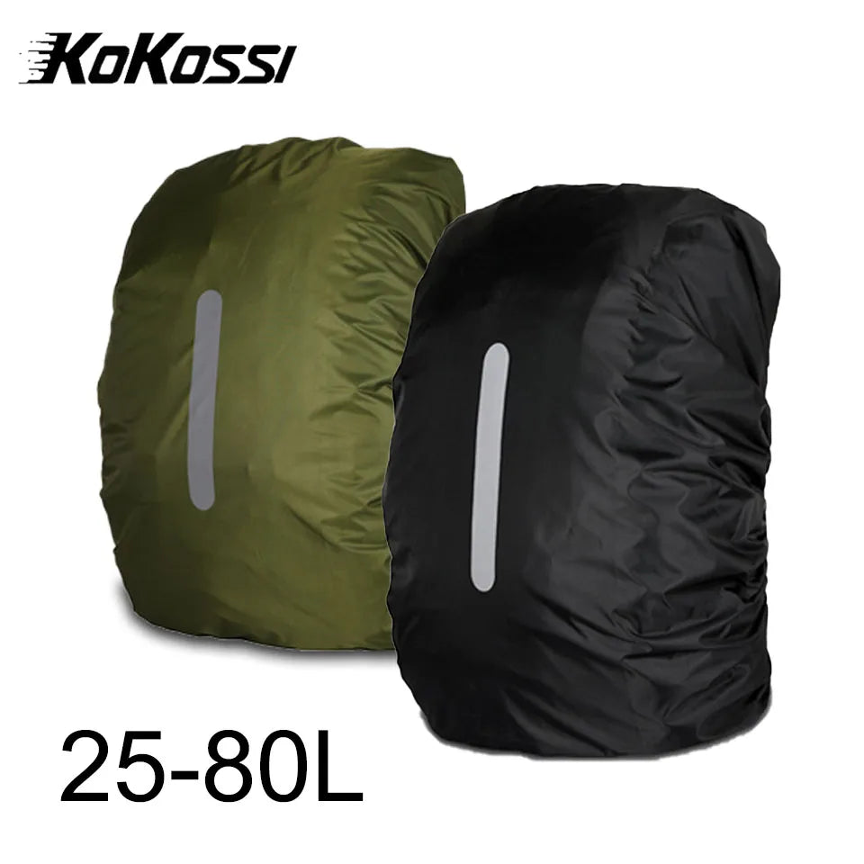 KoKossi 25-80L Backpack Rain Cover – Waterproof Outdoor Sports, Hiking, Cycling & Camping Bag Protector for Men & Women