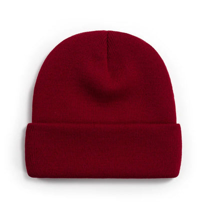 Winter Knit Beanie Hat - Warm Stretch Skull Cap for Boys Girls Adults in Black White Blue Pink & More Colors