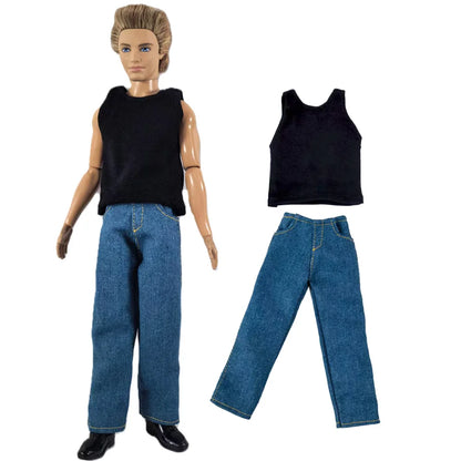 12-Inch Ken Doll Clothes – Casual Sweater Outfit, Multiple Styles Available