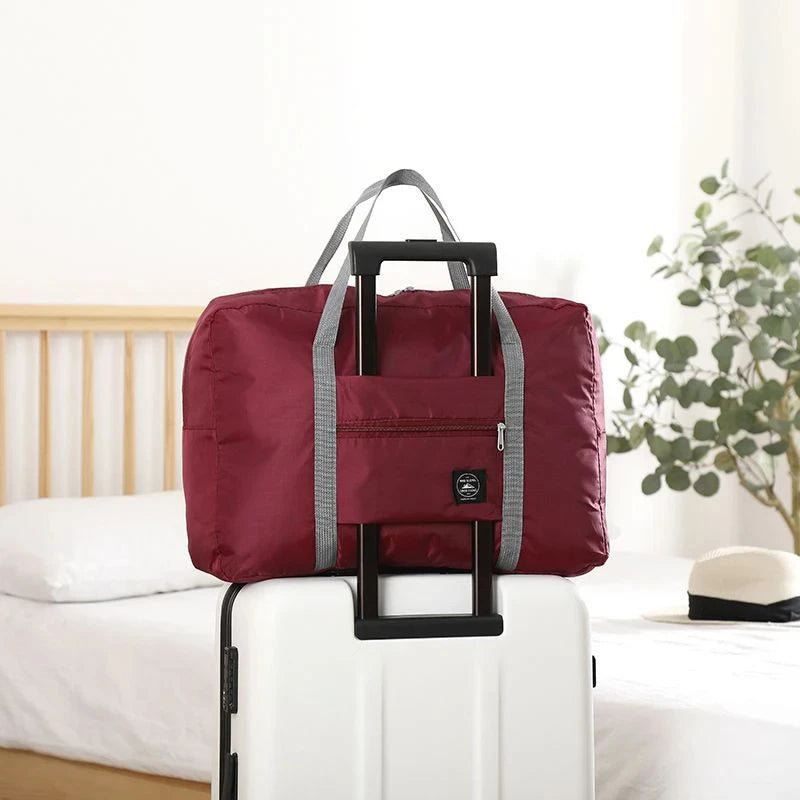 Foldable Travel Duffel Bag – Lightweight Large Capacity Carry-On for Women & Girls, Sports & Weekend Trips