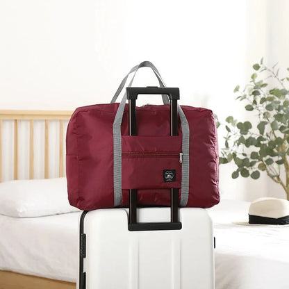 Foldable Travel Duffel Bag – Lightweight Large Capacity Carry-On for Women & Girls, Sports & Weekend Trips