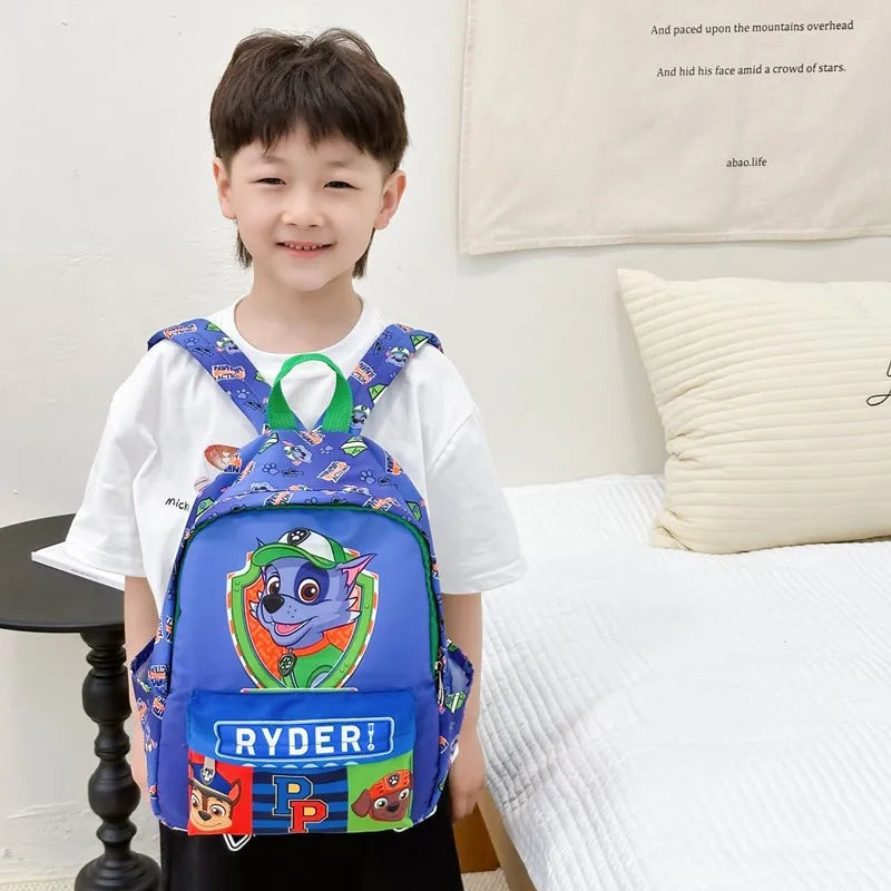 PAW Patrol Skye and Chase Backpack - Cute Anime Schoolbag for Kids - Boys and Girls Puppy Patrol Toy Gift