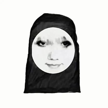 3D Funny Pattern Mesh Face Mask with Ronaldo Design – UV Protection Party & Cosplay Head Cover