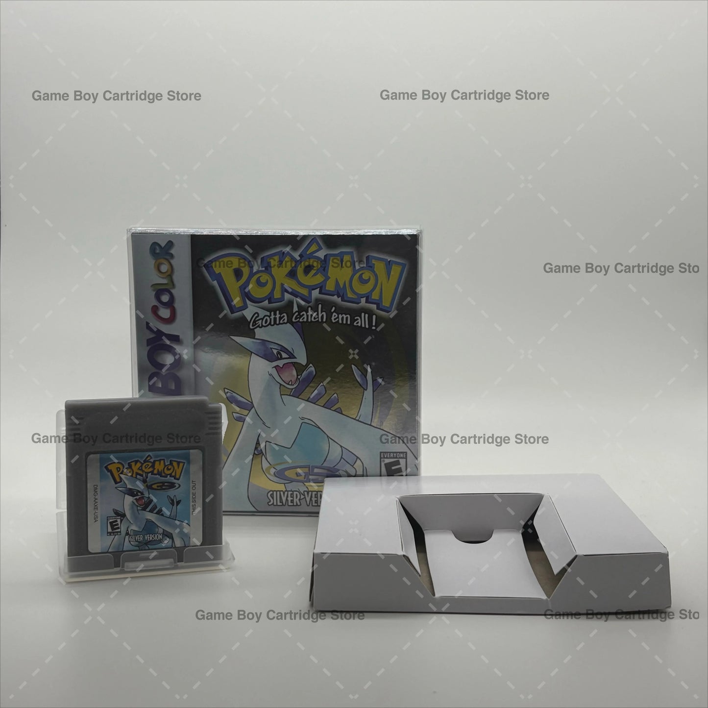Pokemon Series GBC Game Cartridge in Box USA Version – Red, Blue, Yellow, Green, Gold, Silver, Crystal