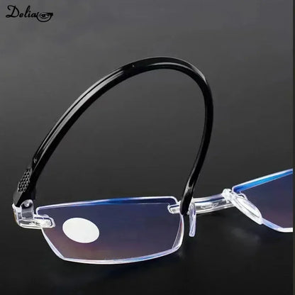 Elder Ultralight Reading Glasses – Retro HD Lens, Blue Light Blocking Eyewear for Men & Women, Classic Square Far-Sight Eyeglasses
