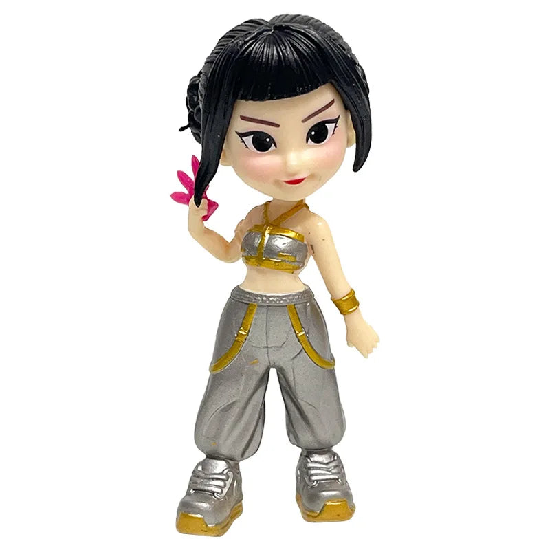 6PCS K-Pop Demon Hunters Figure Set – PVC Cartoon Gaming Desk Decoration, Collectible Model Toys for Kids