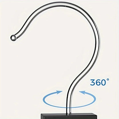 1/2 Piece Multifunctional Metal Hook – Multi-Claw Bag & Tie Storage for Scarves, Belts, and Home Organization