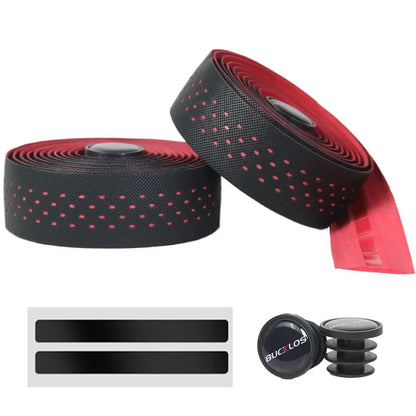 BUCKLOS Road Bike Handlebar Tape – Soft PU EVA Anti-Slip Shock-Absorbing Grip for Gravel and Cycling