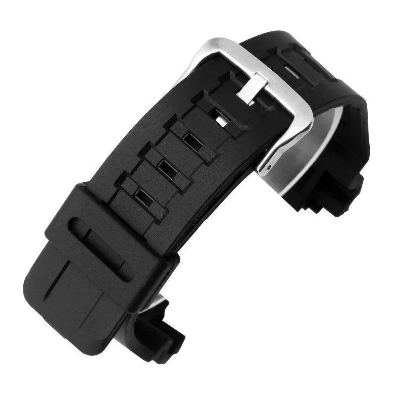 Silicone Resin Watchband for Casio Watches - 18mm Replacement Strap for AQ-S810W, W-735H, AE-1000W, SGW-300H, MRW-200H & Compatible Models
