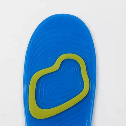 Silicone Sport Shoe Insoles - Non-Slip Gel Massage Pads with Shock Absorption & Orthopedic Foot Support