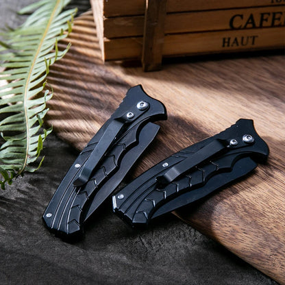 Stainless Steel Folding Fillet Knife with PP Handle – Portable Fishing & Camping Meat Cutter   2/2