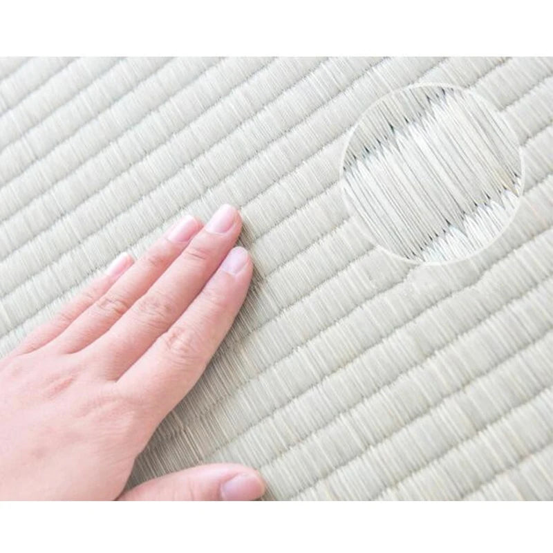 Japan Style Foldable Sleeping Mattress - Tatami Straw Mat for Home Decor & Yoga, Traditional Straw Mattress