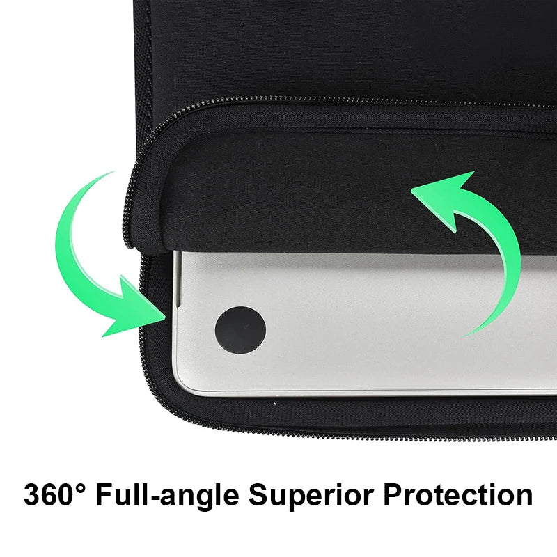 Laptop Bag Case - Protective Notebook Sleeve for MacBook Air Pro 13-15.6 Inch, Lenovo, Dell, HP & Xiaomi Computers