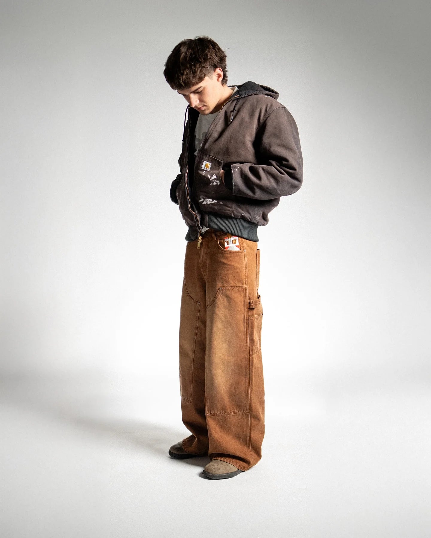 Y2K Men’s Retro Gothic Tracksuit Set – Harajuku Streetwear Hip Hop Oversized Embroidered Outfit