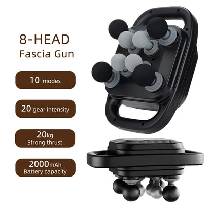 16-Head Fascia Massage Gun – High-Frequency Vibration Body Massager for Back, Waist, Neck, and Shoulders, Muscle Relief