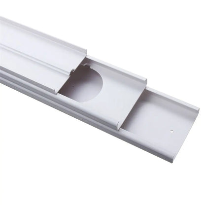 Adjustable Portable AC Window Kit – Slide Plate & Exhaust Hose Connector Adaptor with Wind Shield