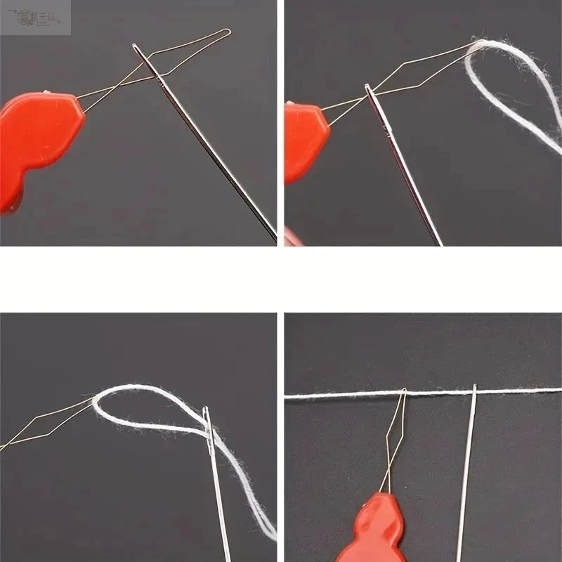 Easy Threading Sewing Needles - Plastic Threading Tools for Hand Sewing, Quilting & Crafts