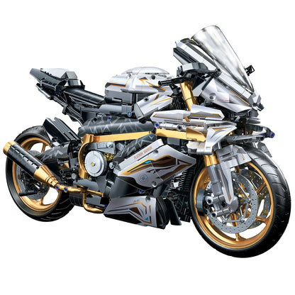 TOYLINX Alloy Motorcycle Building Blocks 2045PCS | Racing Model Toy for Kids & Gift Decoration
