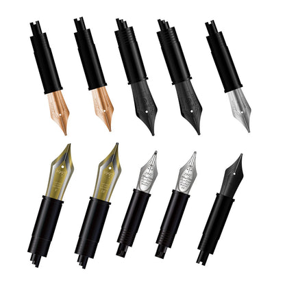 HongDian Fountain Pen Nibs — F/EF/B Replacement Tips for Pens, Spare Nibs for Office & Practice Use