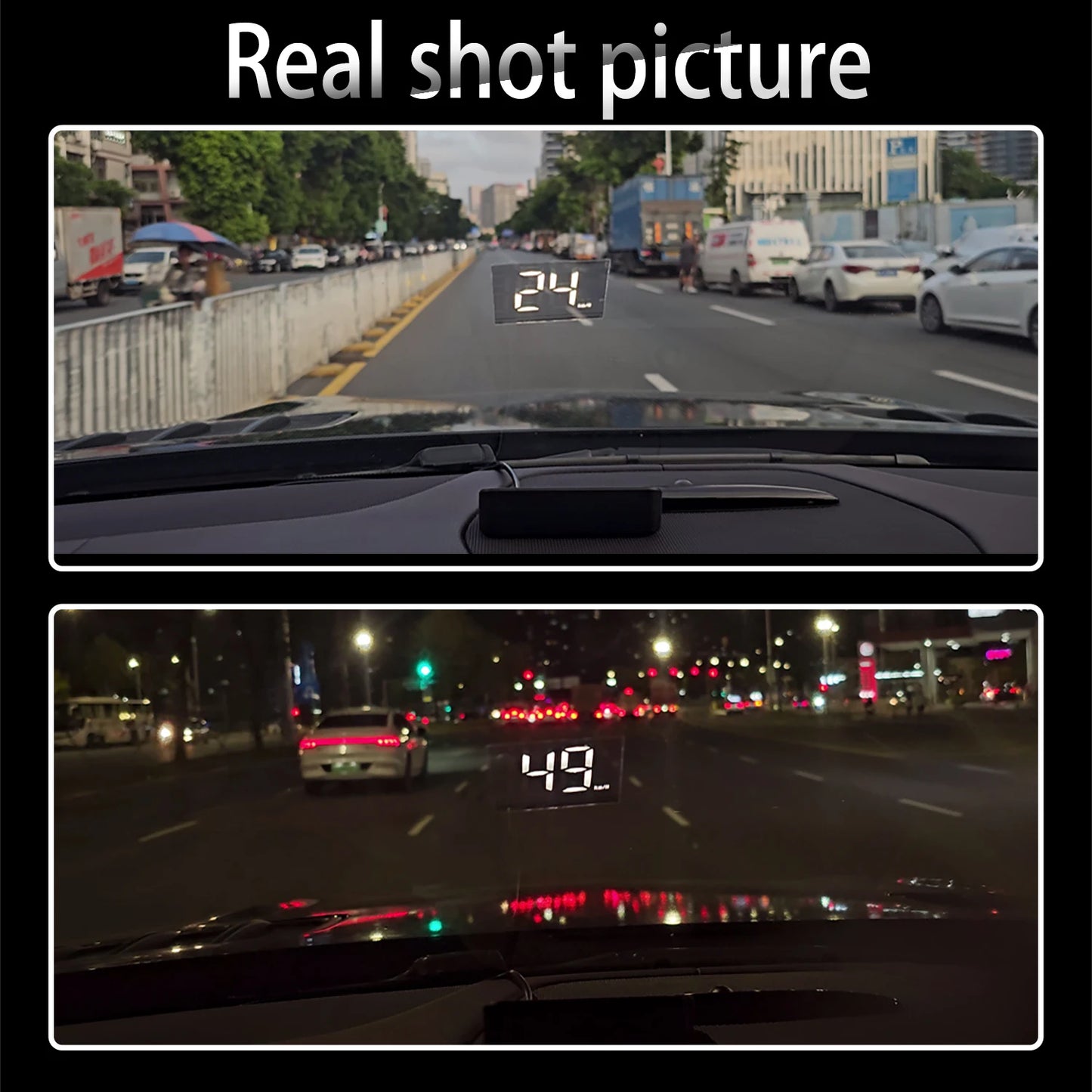 Car Head-Up Display M2 – HD GPS Speedometer, Digital Speed KMH Projector for All Cars, Auto Electronics Accessories